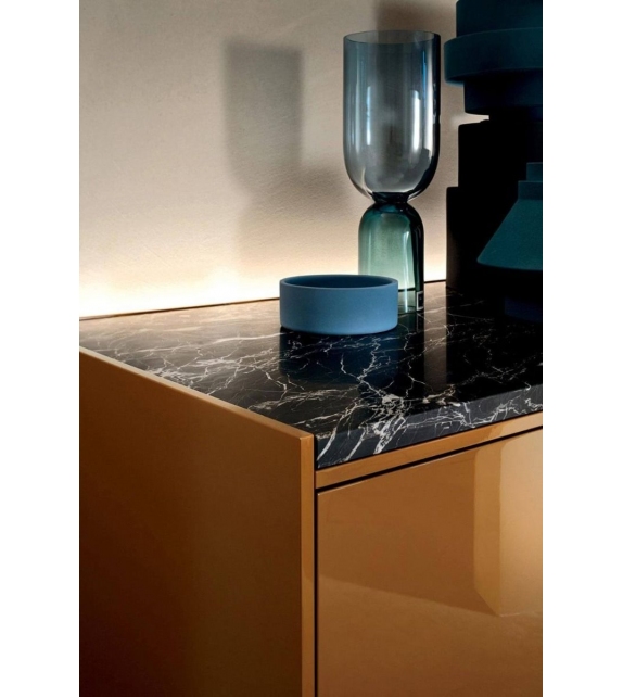 Isola Con Teca Lema Mueble Contenedor