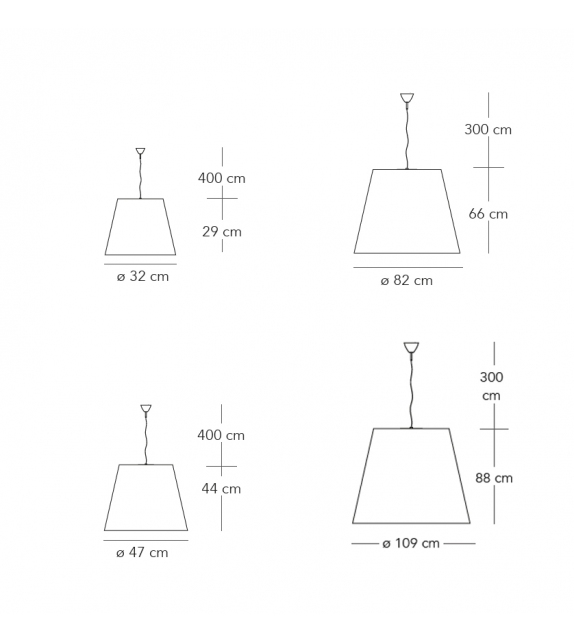 Amax Fontana Arte Lampada a Sospensione