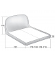 Taormina Flou Bed
