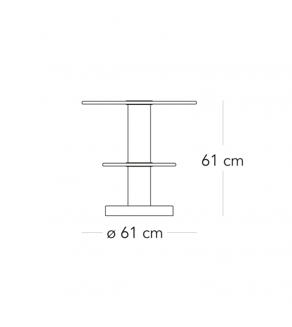 Tavolino 1932 Fontana Arte Side Table