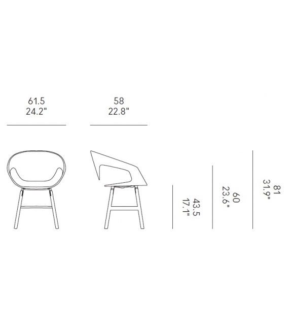 Vad Wood Casamania & Horm Silla Tapizada