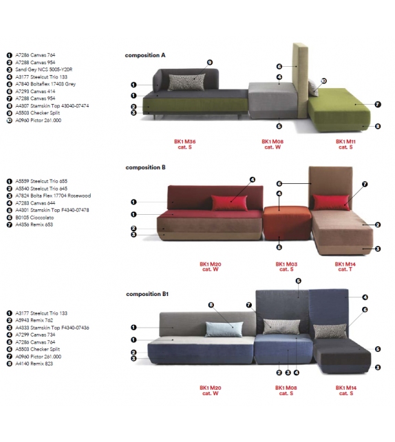 Bikini Island Moroso Sistema di Sedute