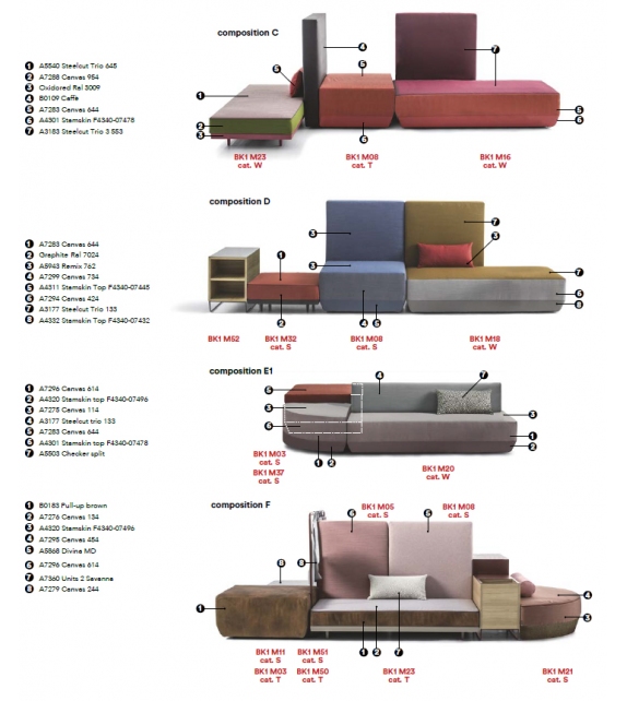 Bikini Island Moroso Sistema de Asientos