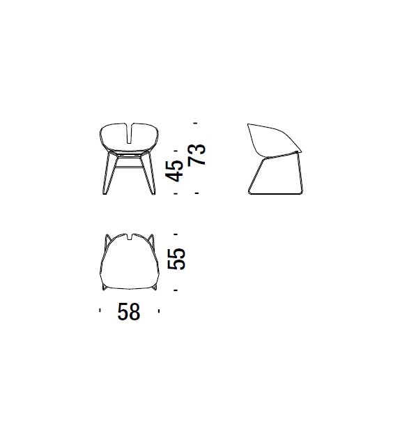 Fjord Moroso Petit Fauteuil