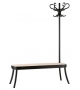 Coat Rack Bench Gebrüder Thonet Vienna Banco Y Percha
