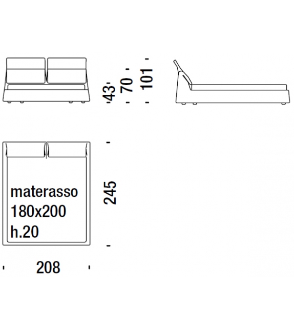 Highlands Moroso Bed