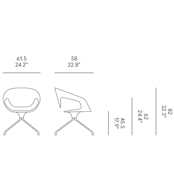 VAD Casamania & Horm Sedia Girevole