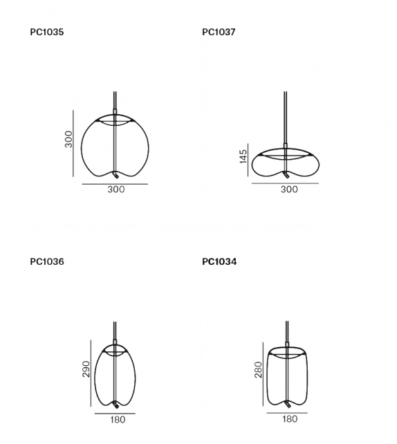 Knot Brokis Lampada a Sospensione