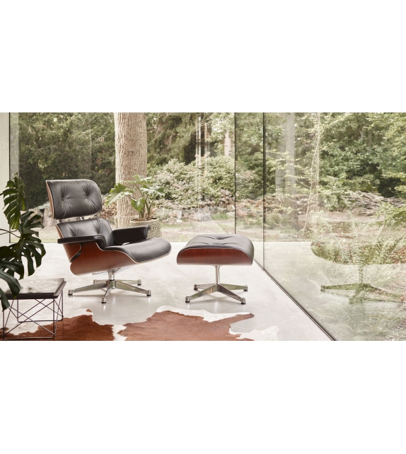 Lounge Chair & Ottoman Walnut Version Vitra