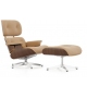 Lounge Chair & Ottoman Walnut Version Vitra