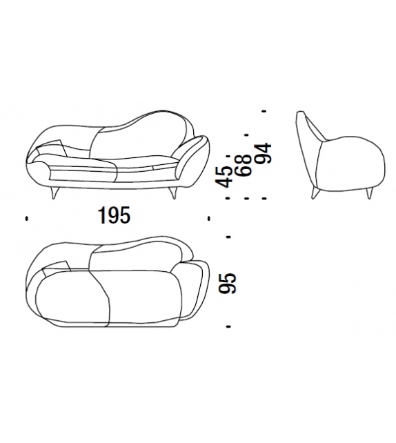Sofa Saula Marina Moroso
