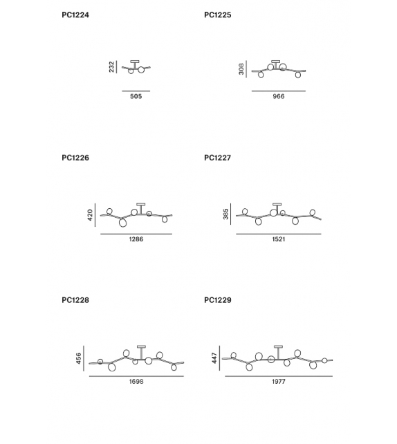 Ivy Brokis Lampada a Soffitto