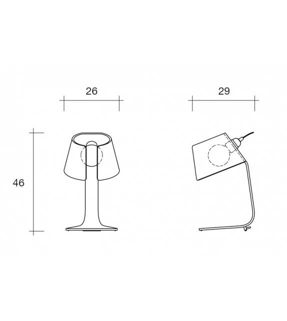 L’astra Lampada da Tavolo Fiam