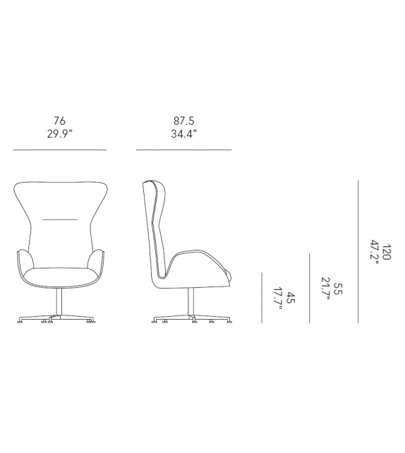 Soho Casamania & Horm Butaca Giratoria