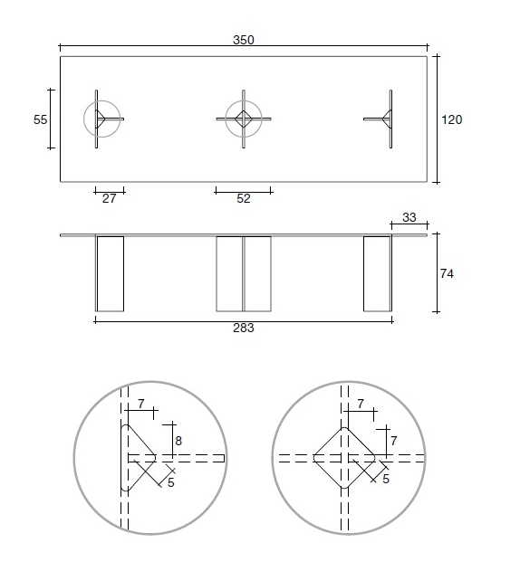 LLT Ofx Meeting Table Fiam