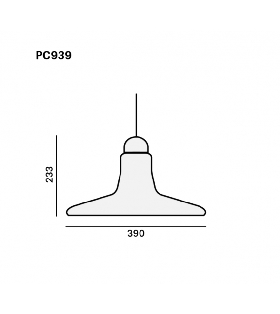 Shadows XL D39 Brokis Lampada a Sospensione
