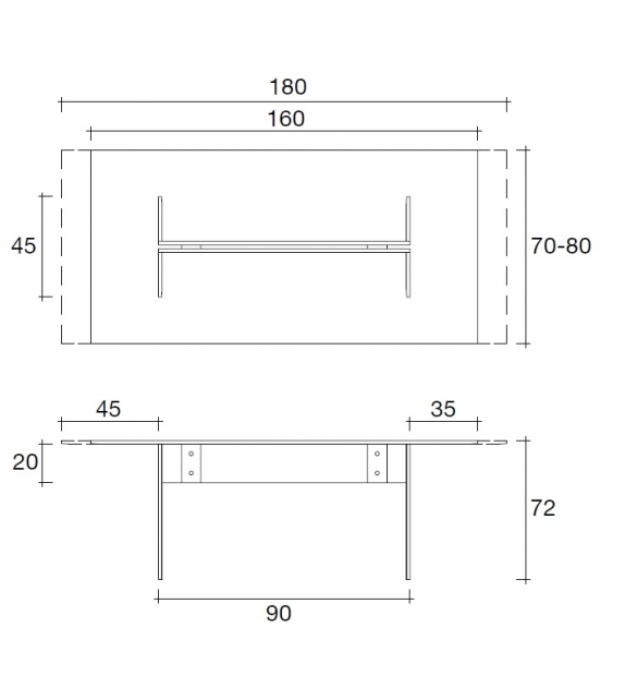 LLT Home Office Fiam Bureau