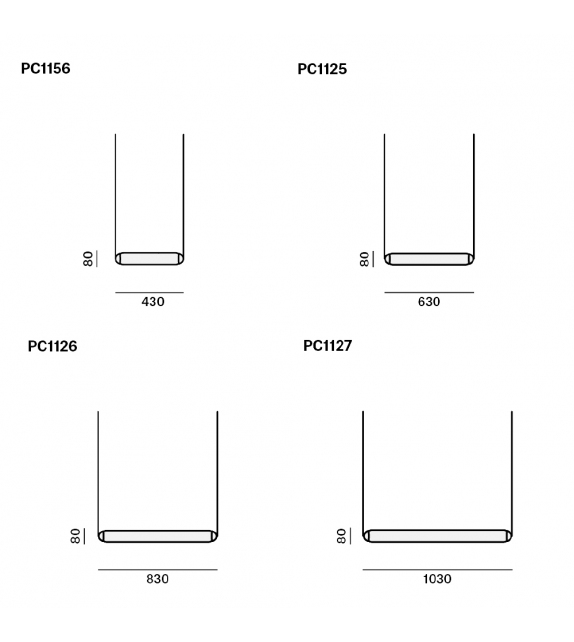 Puro Solo Horizontal Brokis Pendant Lamp