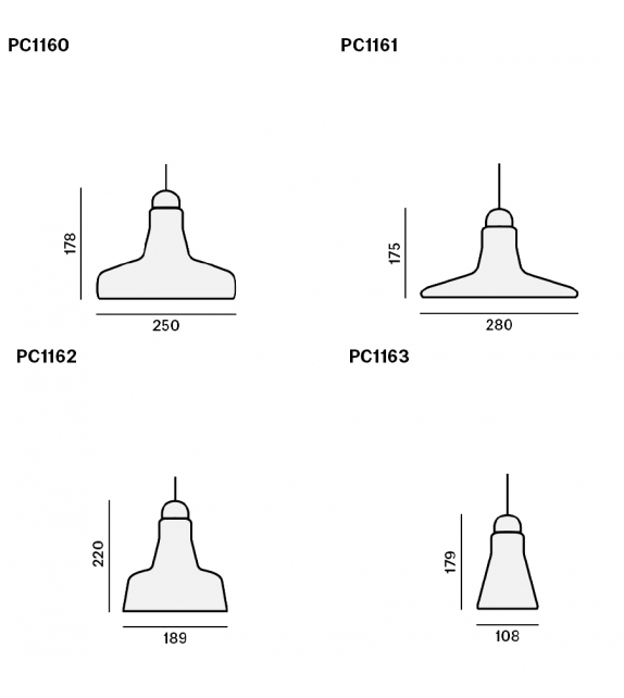 Shadows Solo Exterior Pendelleuchte Brokis