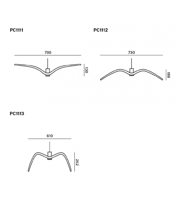 Night Birds Exterior Brokis Suspension