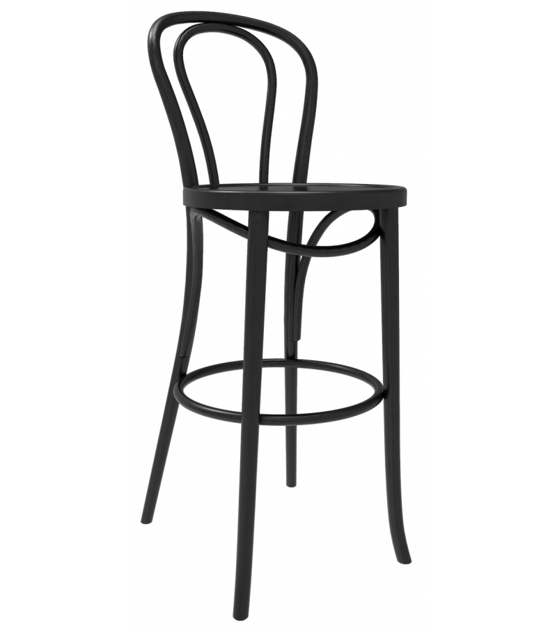 N. 18 Gebrüder Thonet Vienna Taburete de Bar
