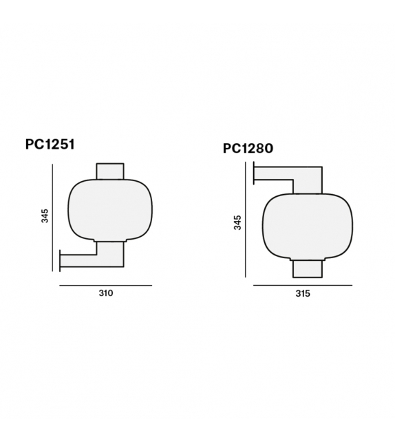 Bonbori Brokis Lampada da Tavolo