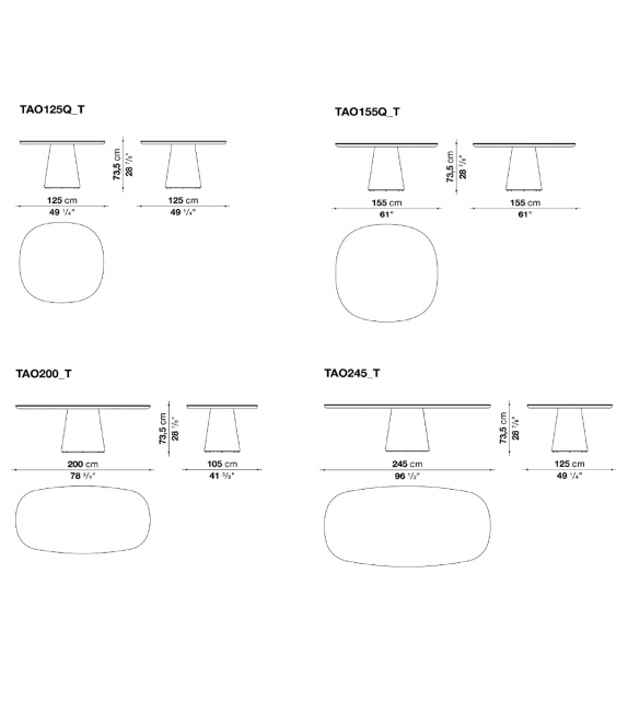 Allure O' B&B Italia Table
