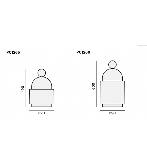 Dome Nomad Brokis Lampada da Tavolo