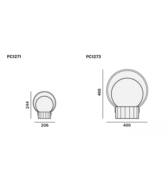 Sfera Portable Brokis Lámpara de Mesa