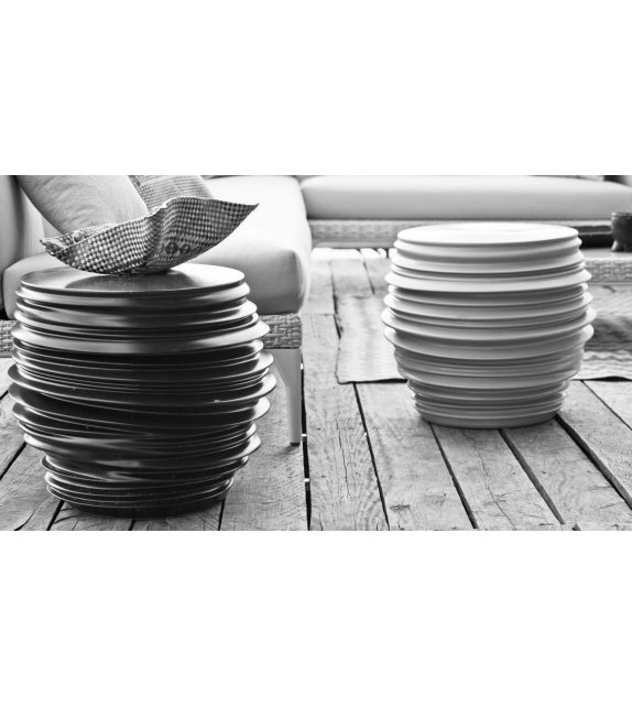Babylon Ceramic Dedon Sgabello / Tavolino D'Appoggio