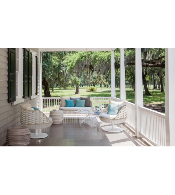 Babylon Ceramic Dedon Sgabello / Tavolino D'Appoggio