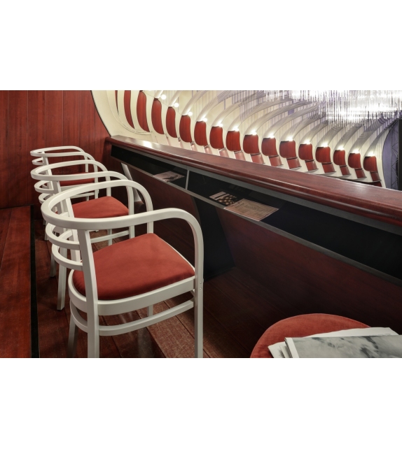 Postsparkasse Gebrüder Thonet Vienna Upholstered Armchair