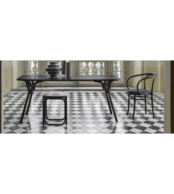 Postsparkasse Hocker Gebrüder Thonet Vienna Sgabello