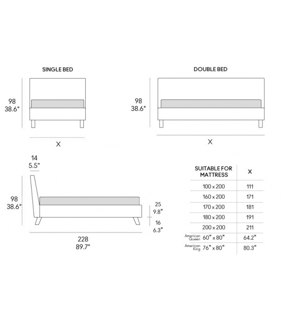Bahamas Mid-Century Casamania & Horm Bed