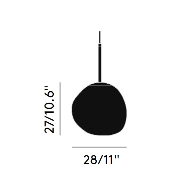 Ready for shipping - Melt Mini Tom Dixon Pendant Lamp