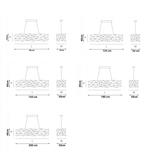 Cosmos Chandelier Suspension