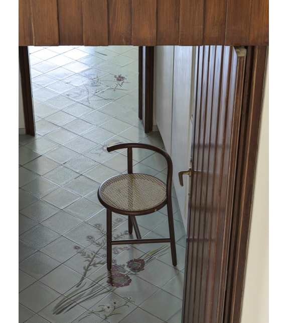 Single Curve Gebrüder Thonet Vienna Hocker