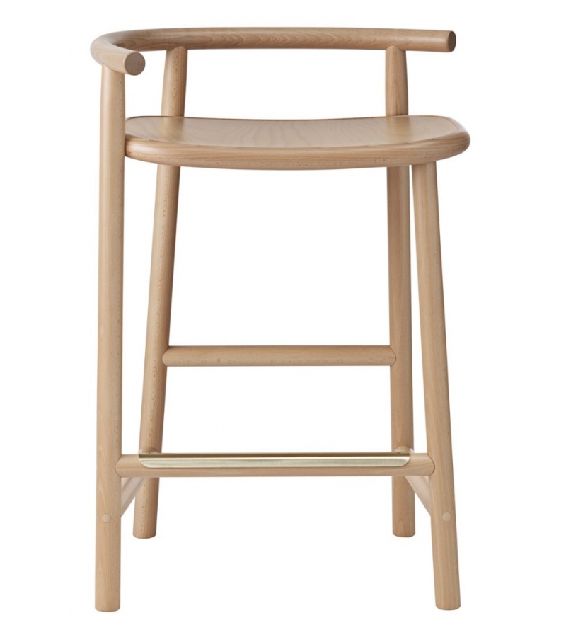 Single Curve Gebrüder Thonet Vienna Bar Stool