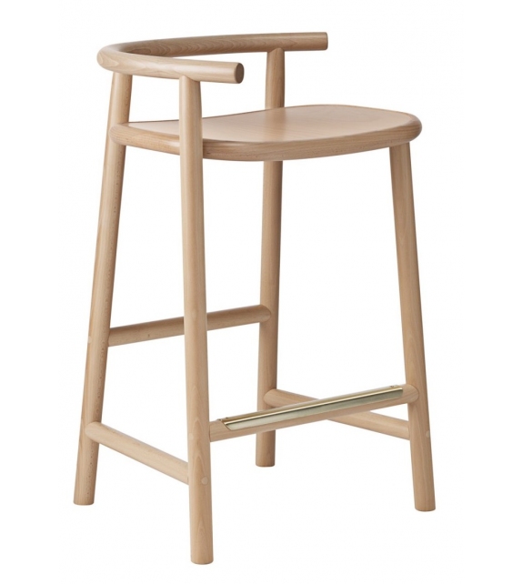 Single Curve Gebrüder Thonet Vienna Sgabello da Bar