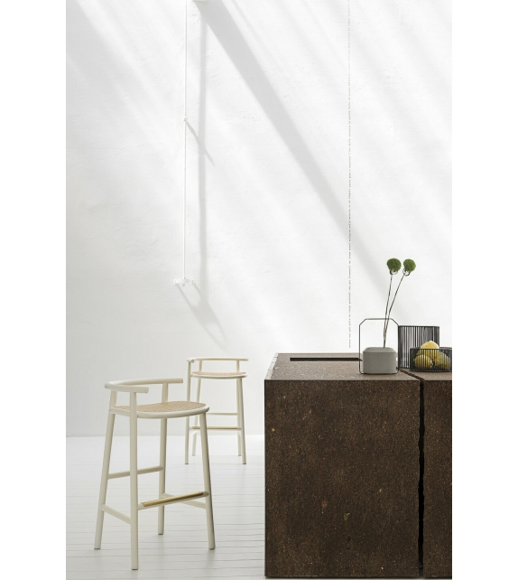 Single Curve Gebrüder Thonet Vienna Bar Stool