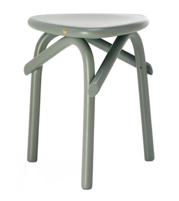 Trio Gebrüder Thonet Vienna Tabouret Bas