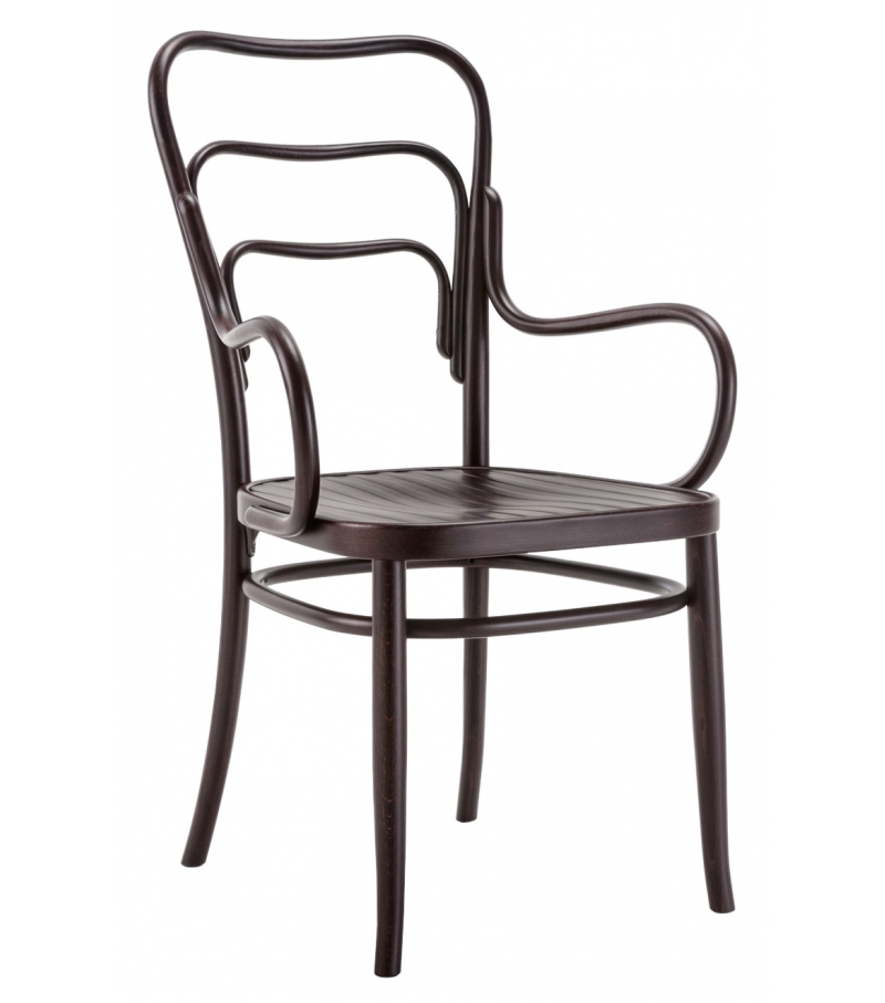 Vienna 144 Gebrüder Thonet Vienna Chaise avec Accoudoirs