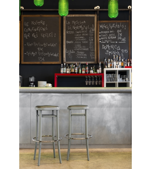 Vienna 144 Gebrüder Thonet Vienna Upholstered Bar Stool