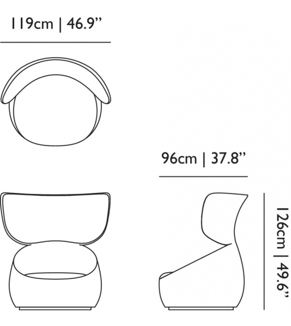 Hana Wingback Moooi Butaca