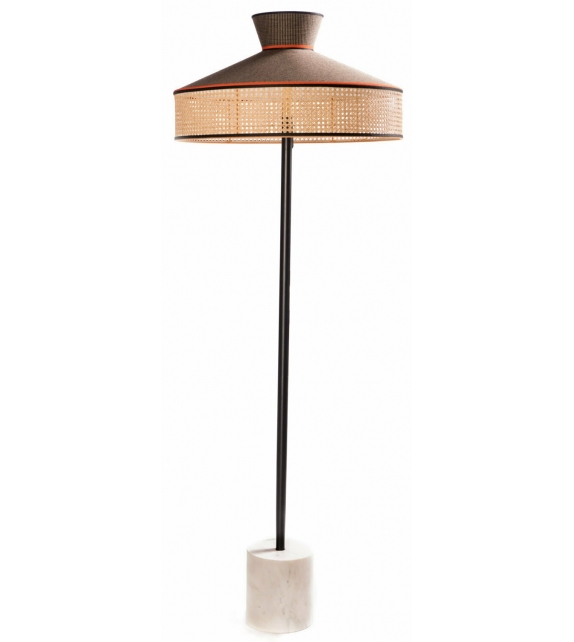 Wagasa Gebrüder Thonet Vienna Lampada da Terra