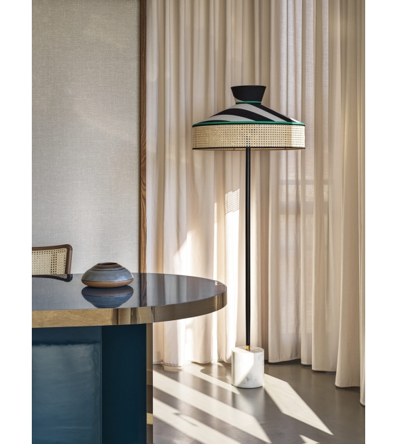 Wagasa Gebrüder Thonet Vienna Lampada da Terra