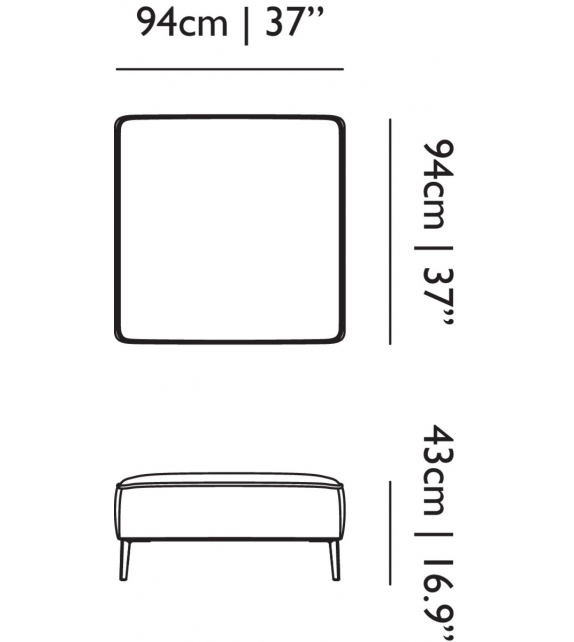 Sofa So Good Moooi Reposapiés