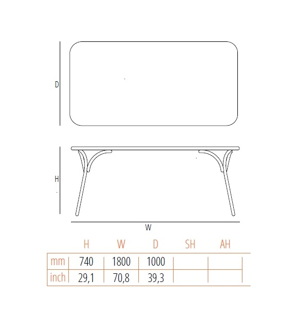 Arch Gebrüder Thonet Vienna Mesa