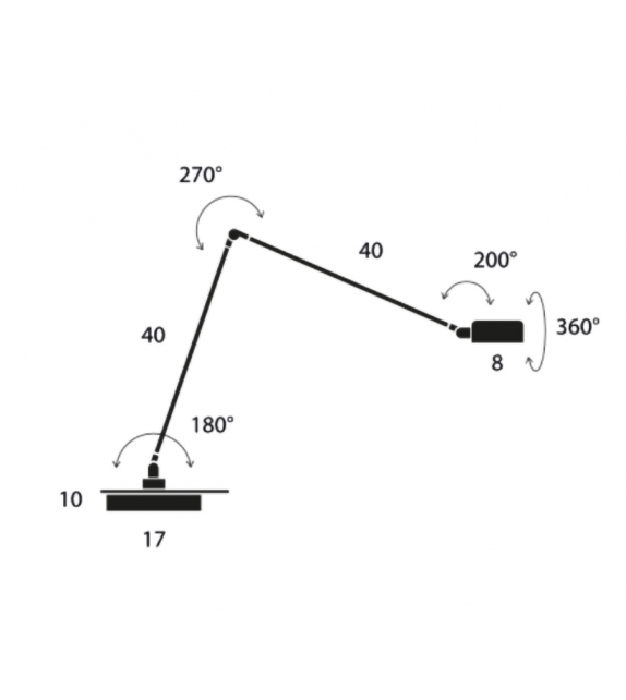 Daphine Cloe LED Lumina Tischleuchte