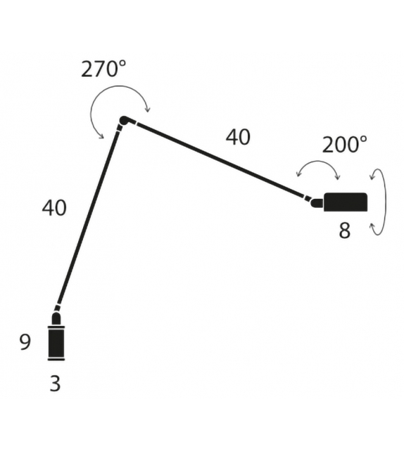 Daphine Cloe LED Lumina Tischleuchte